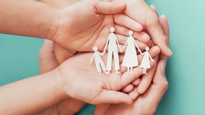 家族の写真画像