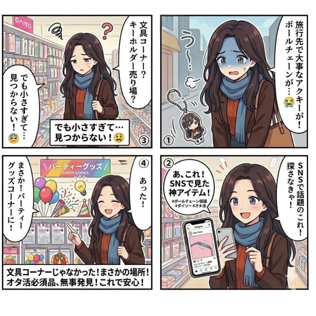 パーティーグッズコーナーをチェック